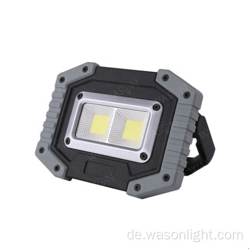 20W COB Super hell leistungsstarke leistungsstarke drahtlose wiederaufladbare tragbare wasserdichte LED -Notlicht im Freien mit LED mit